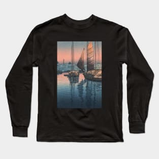 Seto Inland Sea at Tomonotsu by Tsuchiya Koitsu Long Sleeve T-Shirt